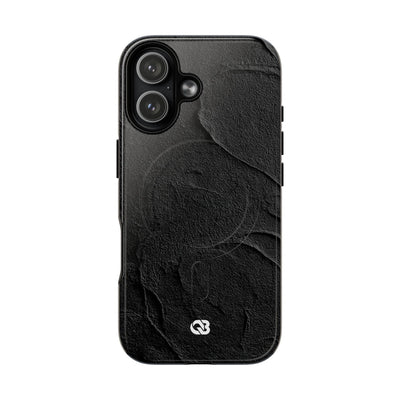 Obsidian Stucco Relief · Tough 2.0 Magnetic Phone Case for iPhone · Black