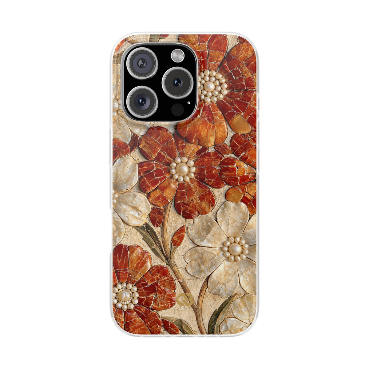 Carnelian Pearl Bloom · Lite Phone Case for iPhone ·  Orange