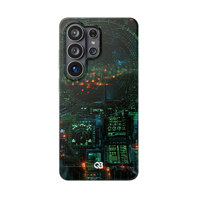 Tactical Avionics HUD · Lite Phone Case for Samsung · Green