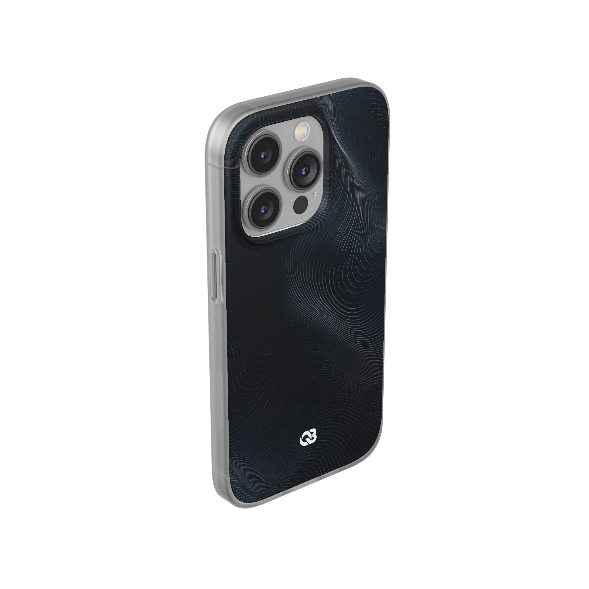 Black Lite Phone Case for iPhone - Obsidian Ridge Flux