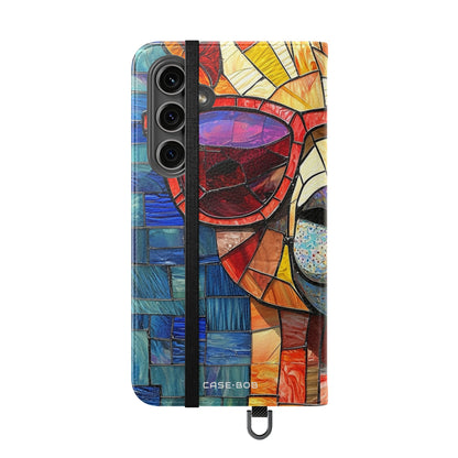 Sunglass Llama Mosaic - Samsung S24 Plus Case - Wallet