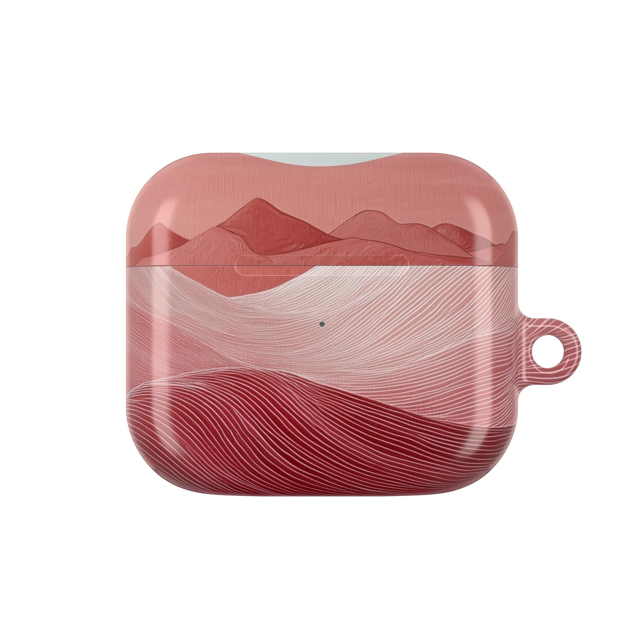 White Orb Dunes - AirPods Case