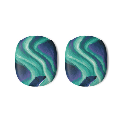 Arctic Aurora Bear · Hard Case for AirPods Max · Teal