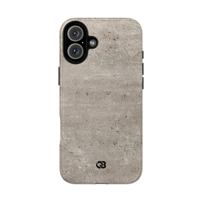 Grey Tough 2.0 Magsafe Phone Case for iPhone - Brutalist Stone Grit