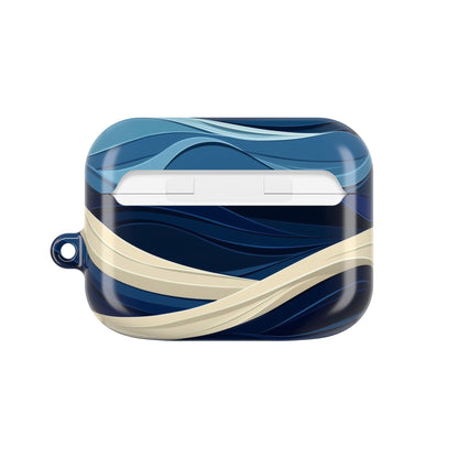 Blue Wave Flow - AirPods Case