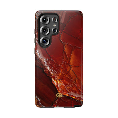 Amber Embrace · Tough Phone Case for Samsung · Brown