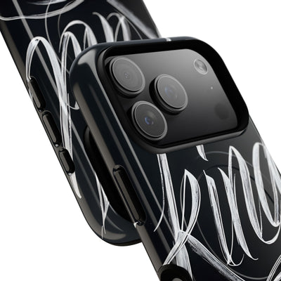 Noir Crown Script · Tough+ Magsafe