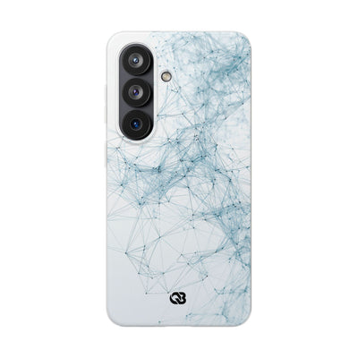 Blue Lite Phone Case for Samsung - Glacial Neural Web