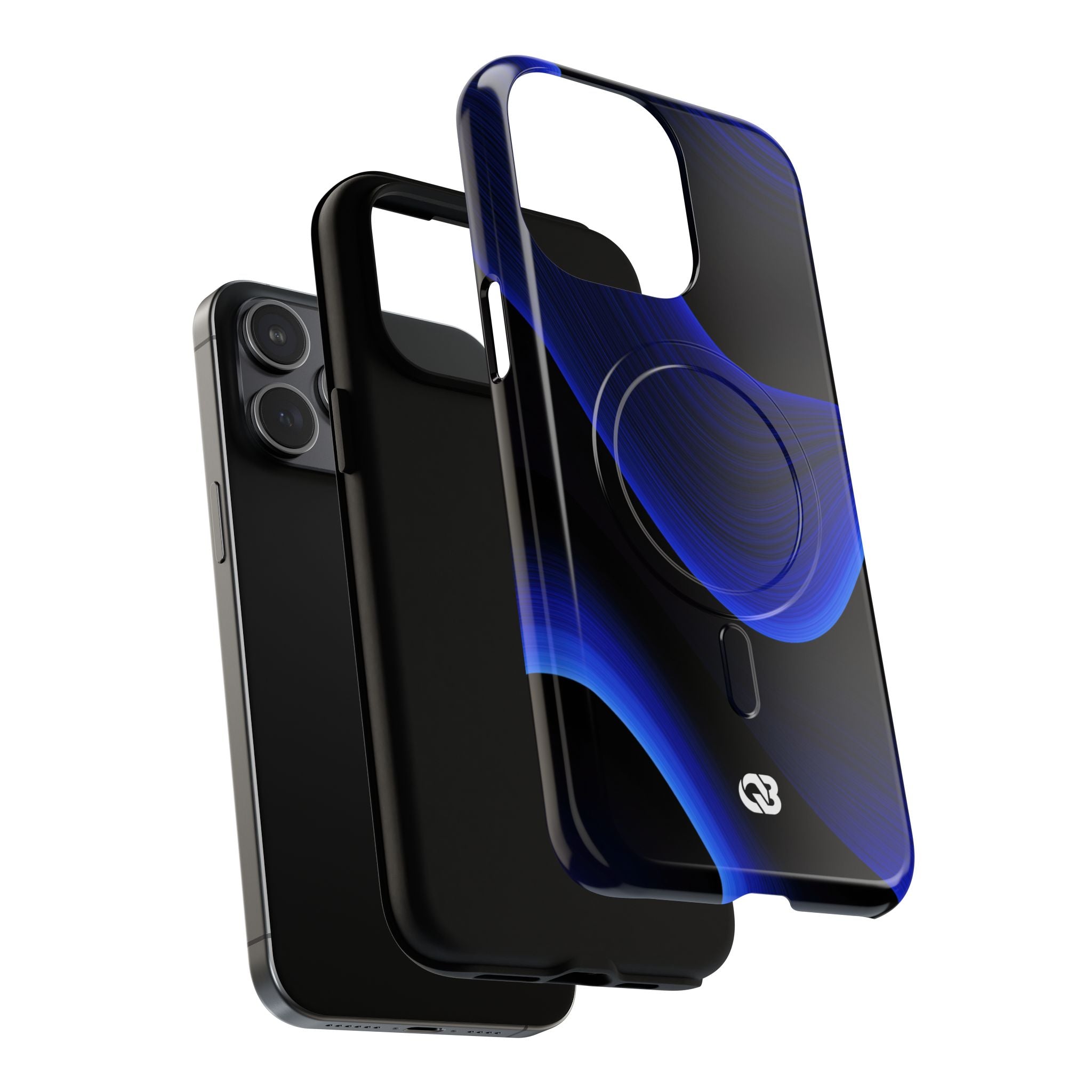 Blue Tough 2.0 Magsafe Phone Case for iPhone - Electric Cobalt Flow