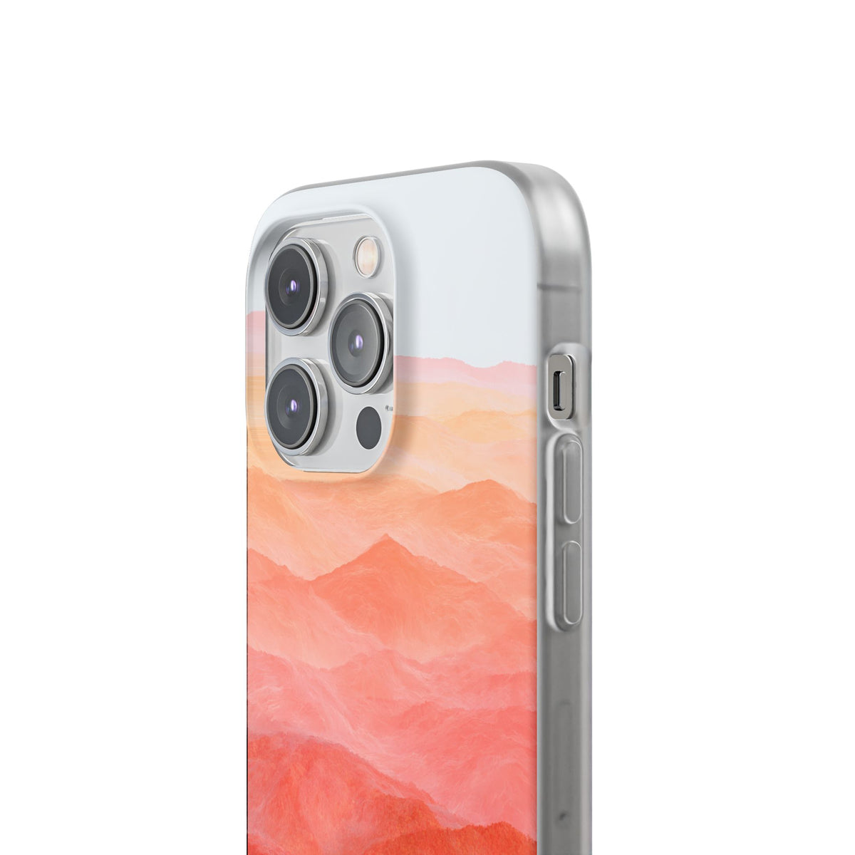 Alpenglow Ridge Vista · Lite Phone Case for iPhone ·  Orange