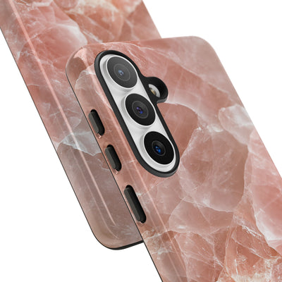 Rose Quartz Facet · Tough Phone Case for Samsung · Pink