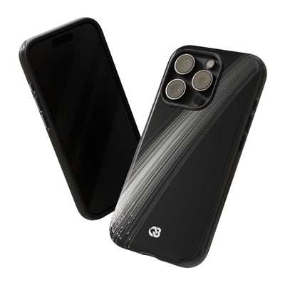 Black Tough Phone Case for iPhone - Linear Velocity Beam