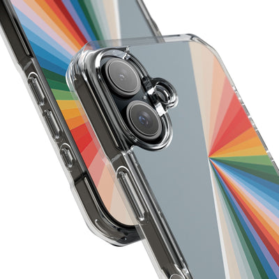 Grey Impact MagSafe Phone Case for iPhone - Slate Prism Burst