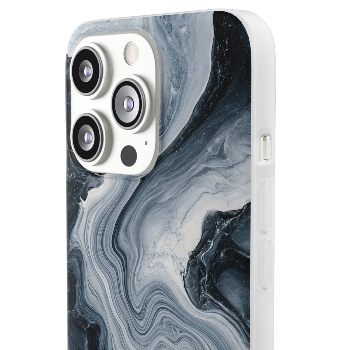 Suminagashi Ink Flow · Lite Phone Case for iPhone ·  Grey