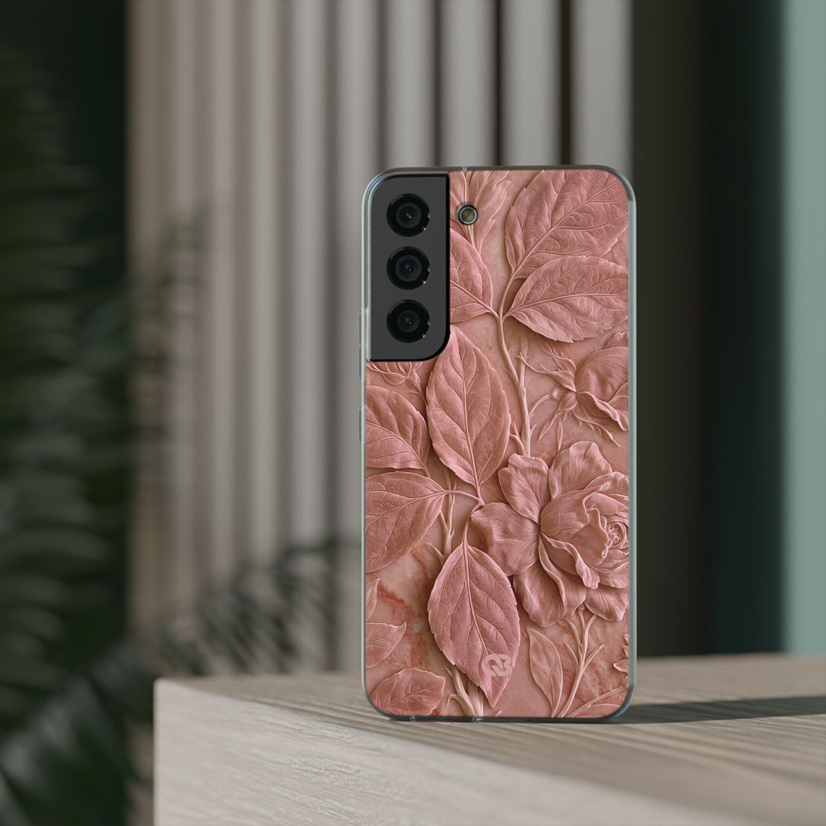 Blush Rose Relief · Lite Phone Case for Samsung · Pink