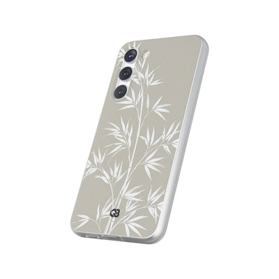 Beige Lite Phone Case for Samsung - Sandstone Bamboo Stalks