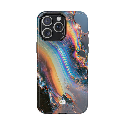 Prismatic Aura Flow · Tough 2.0 Magnetic Phone Case for iPhone · Blue