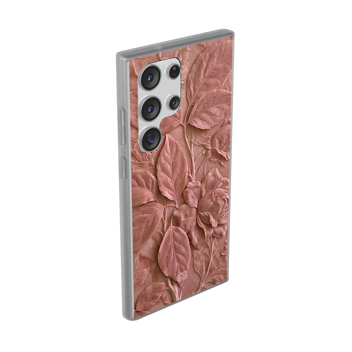 Blush Rose Relief · Lite Phone Case for Samsung · Pink