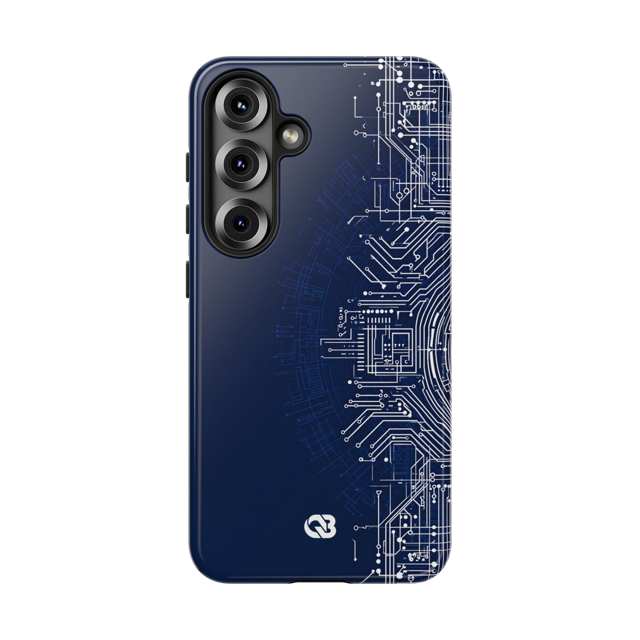 Blue Tough Phone Case for Samsung - Cobalt Circuit Logic