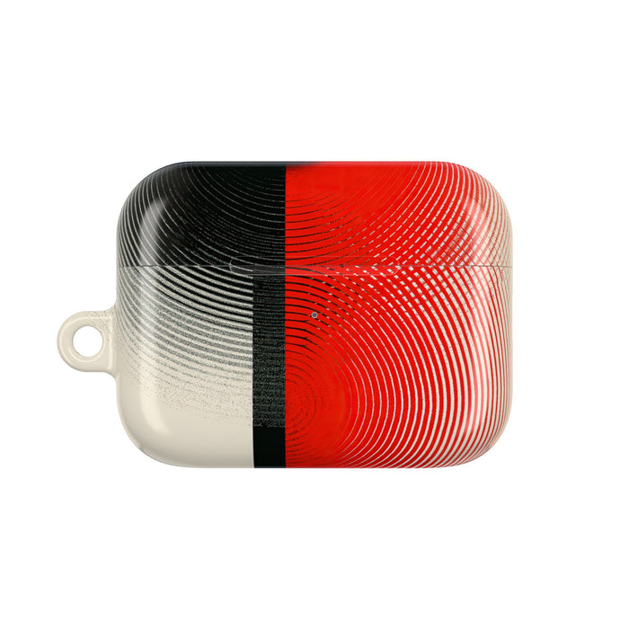 Concentric Orbit · Hard Case for AirPods & AirPods Pro · Red