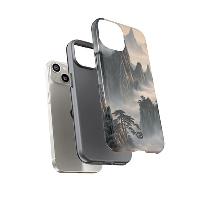 Sacred Mountain Mist · Tough Phone Case for iPhone · Beige