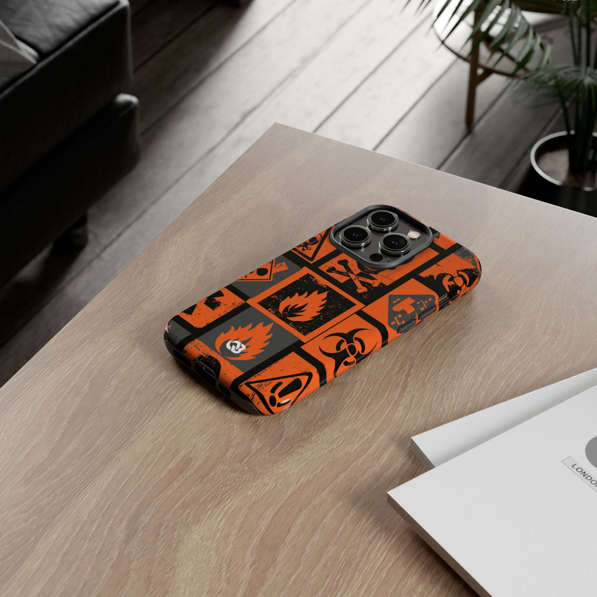 Urban Hazard · Tough Phone Case for iPhone · Orange
