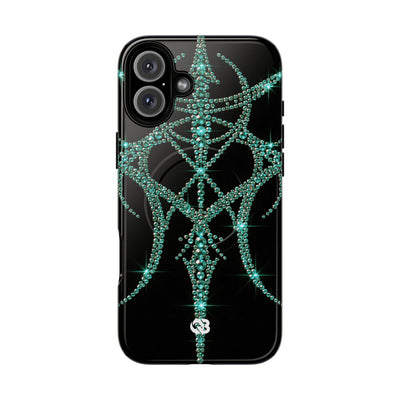 Teal Cyber Sigil · Tough 2.0 Magnetic Phone Case for iPhone · Teal