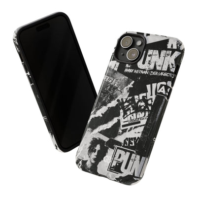 Underground Punk Collage · Tough Phone Case for iPhone · Black