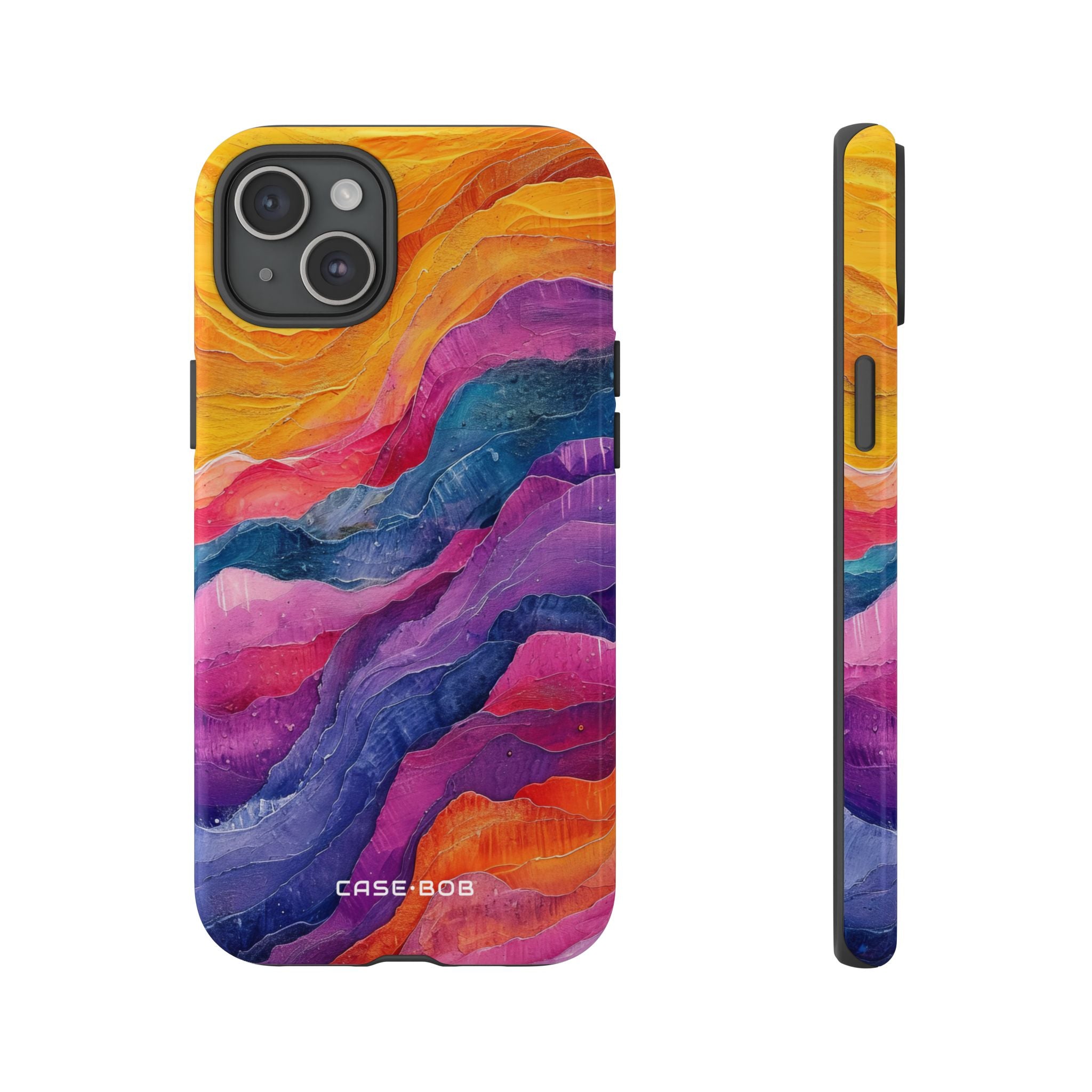 Vibrant Flow iPhone 15 Plus Case - Tough