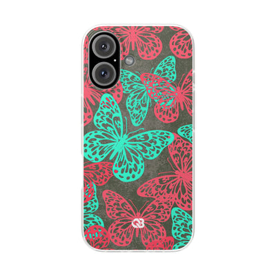 Electric Papillon · Lite Phone Case for iPhone ·  Pink