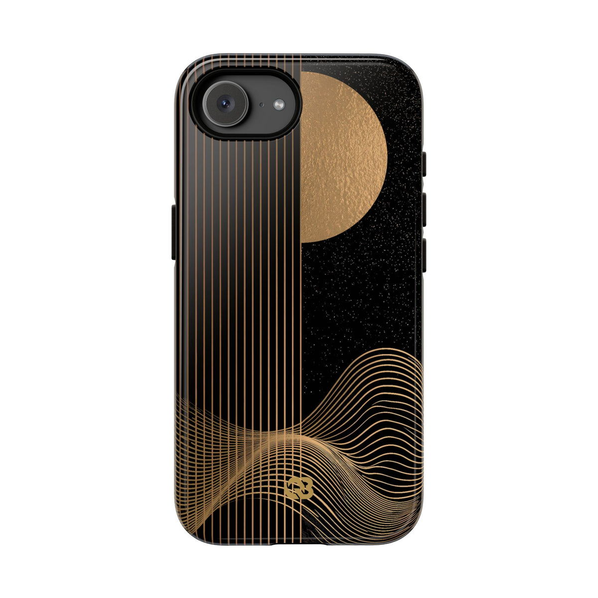 Lunar Topo Horizon · Tough Phone Case for iPhone · Black