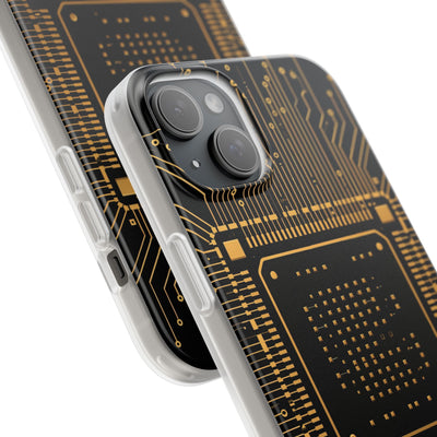 Gold Lite Phone Case for iPhone - Cyber Gold Processor