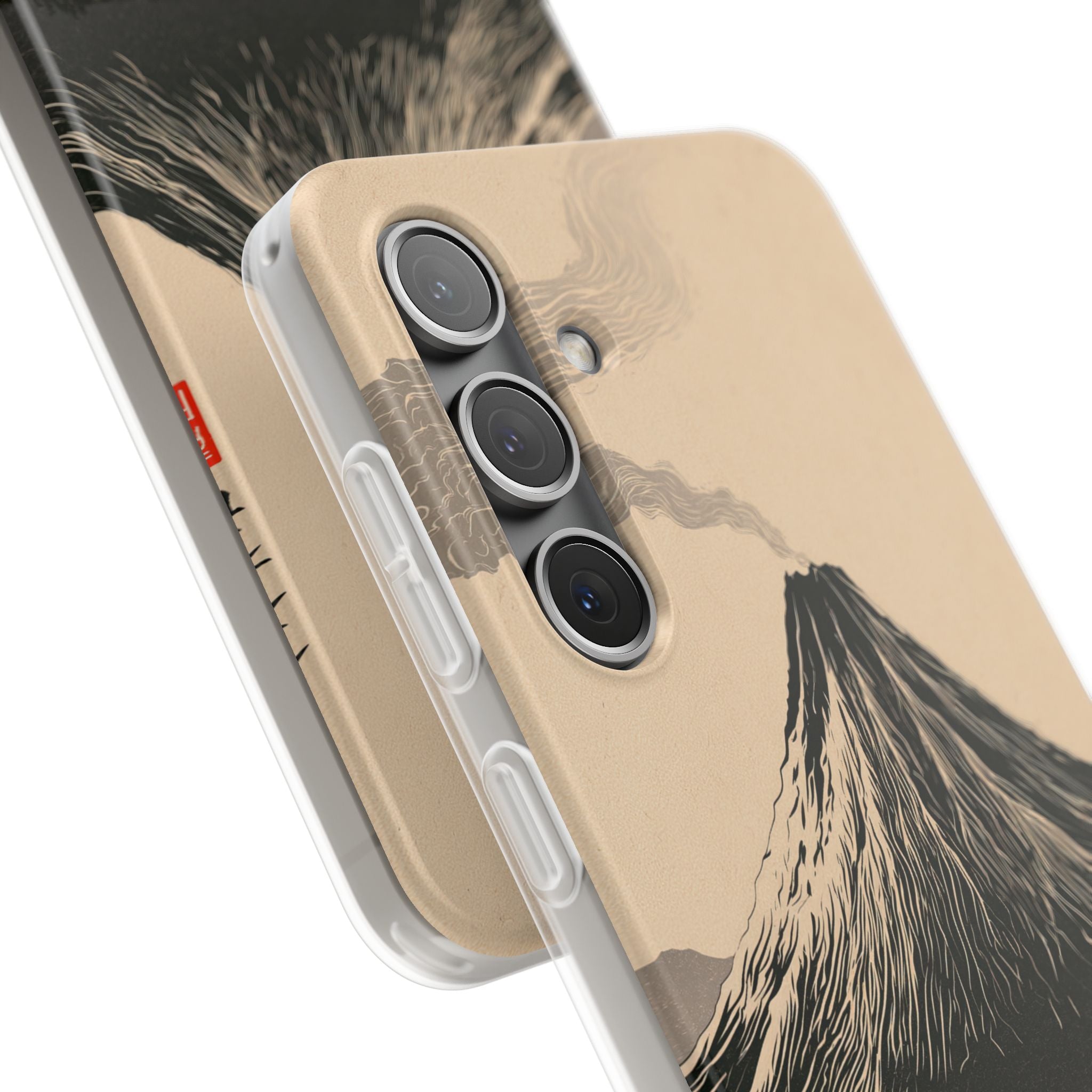 Beige Lite Phone Case for Samsung - Obsidian Ink Summit