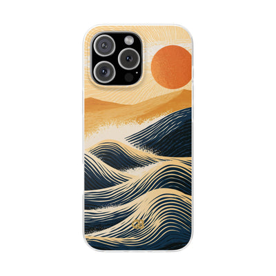 Blue Lite Phone Case for iPhone - Kyoto Cresting Tide