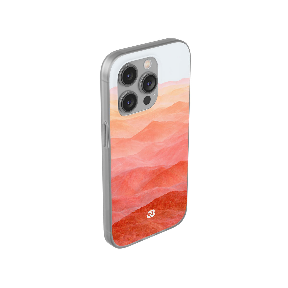 Alpenglow Ridge Vista · Lite Phone Case for iPhone ·  Orange