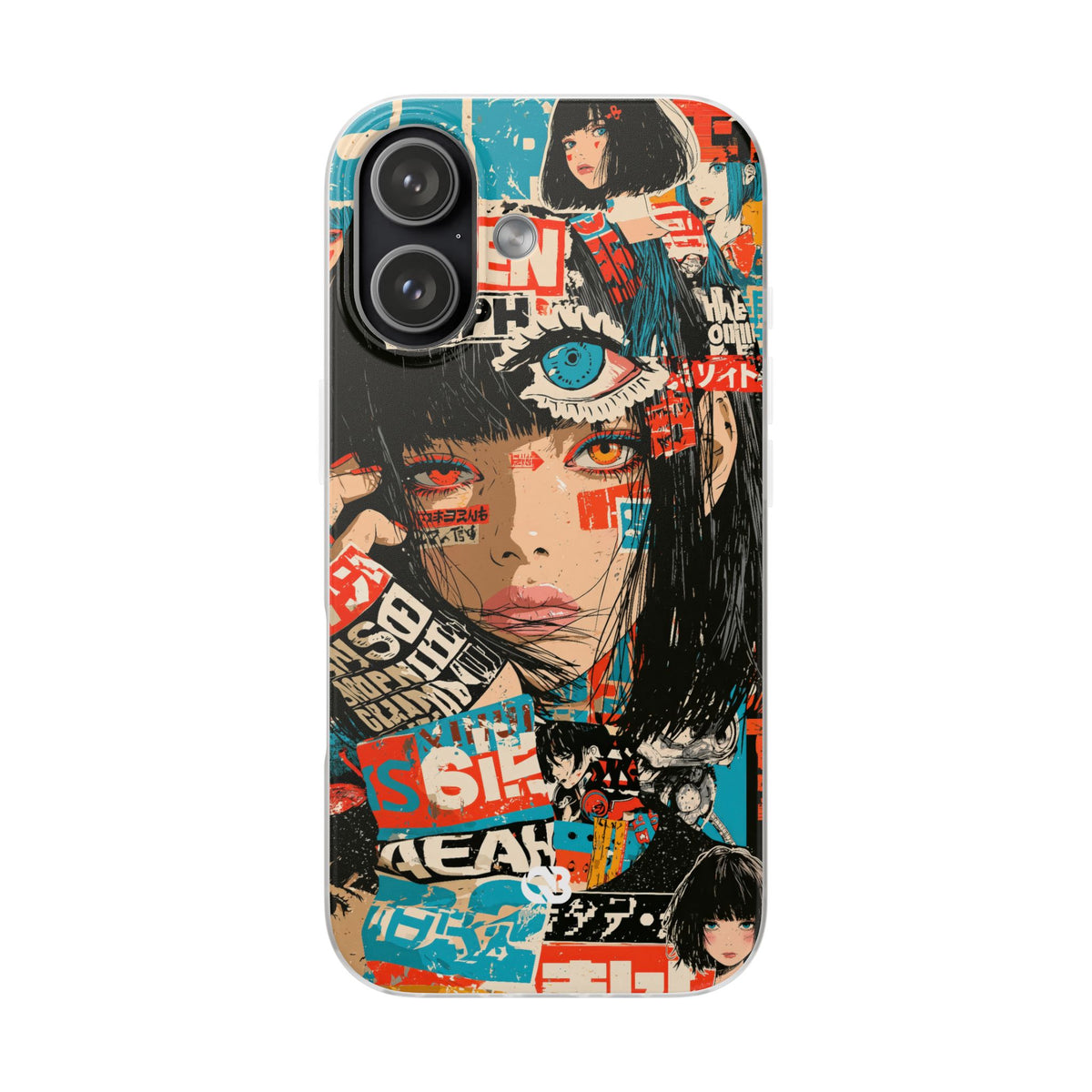 Shibuya Street Collage · Lite Phone Case for iPhone ·  Red