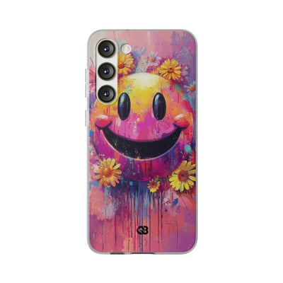 Vivid Grin Graffiti · Soft Phone Case for Samsung