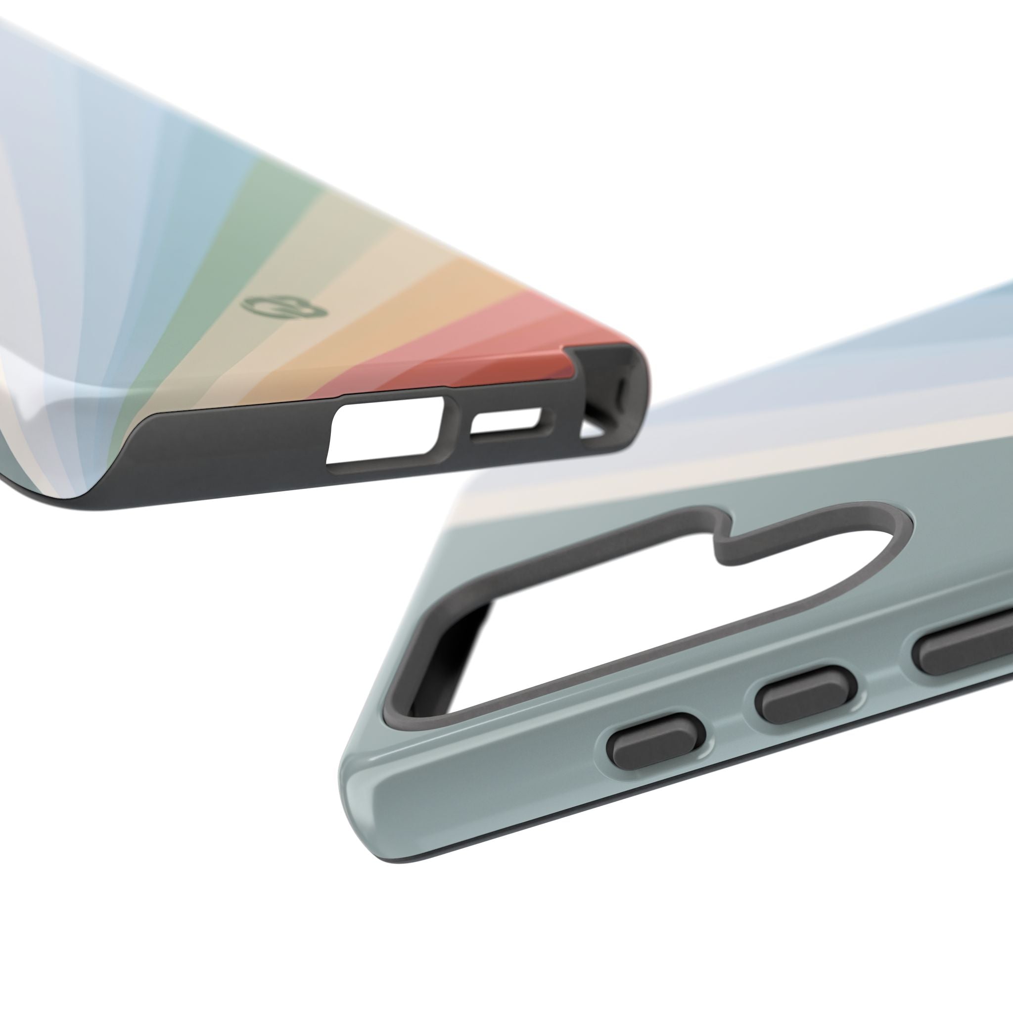 Green Tough Phone Case for Samsung - Sage Prism Beam