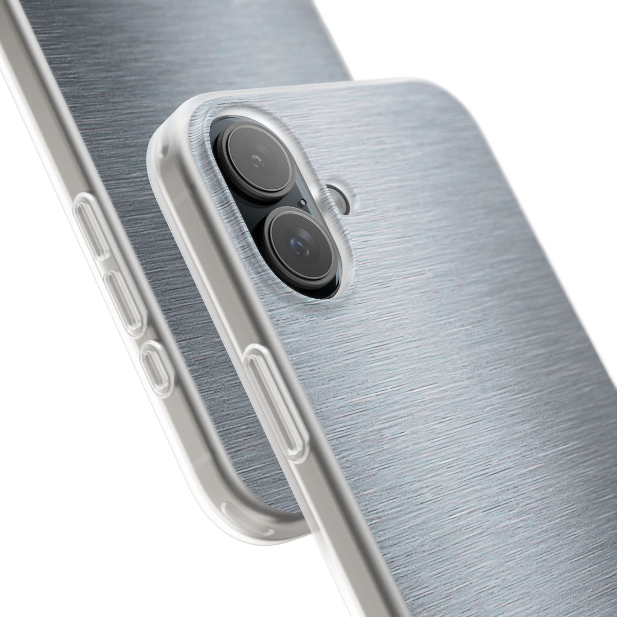Brushed Aluminum · Lite Phone Case for iPhone ·  Silver