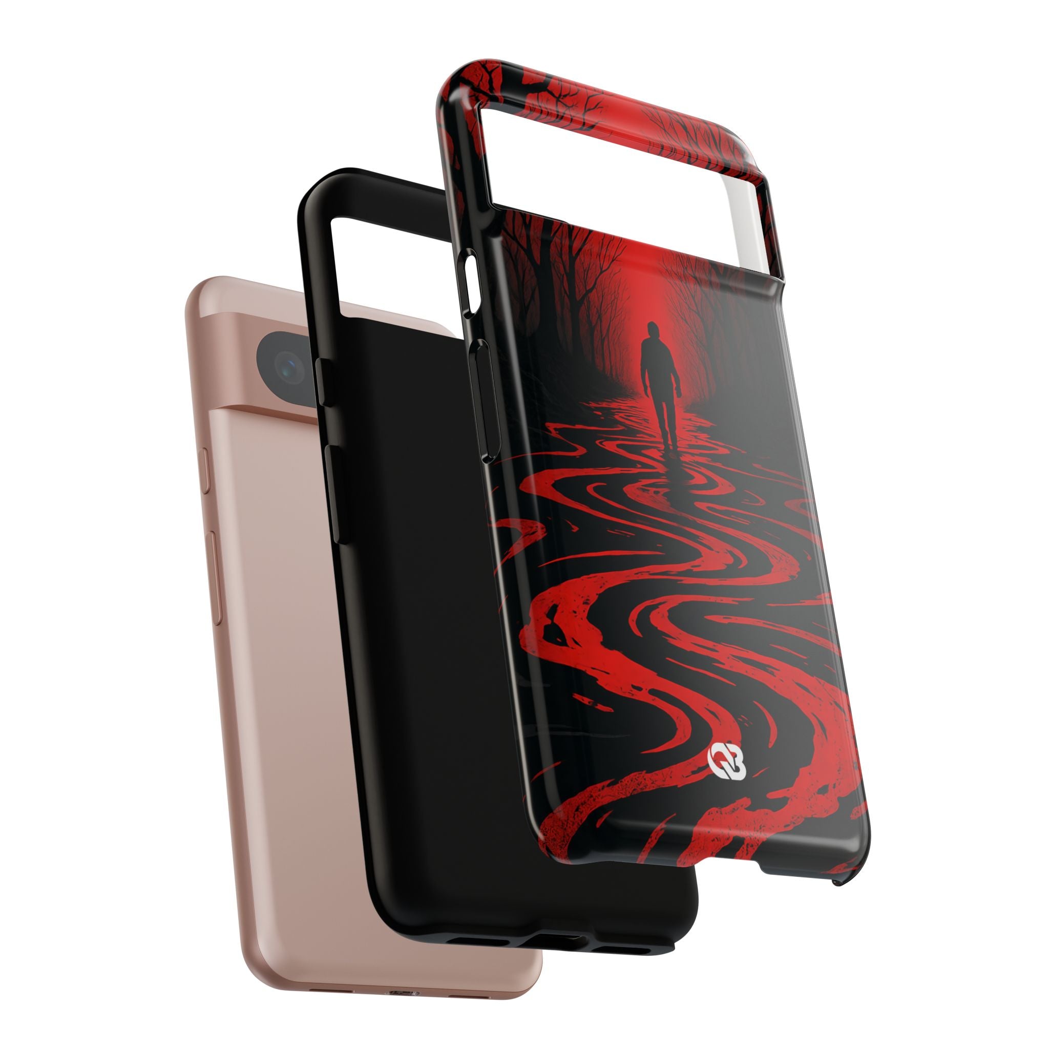 Crimson Shadow Path · Tough Coque de téléphone pour Google Pixel