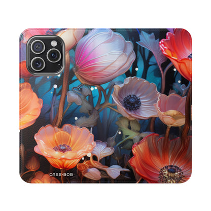 Glowing Petals - iPhone 15 Pro Max Case - Wallet