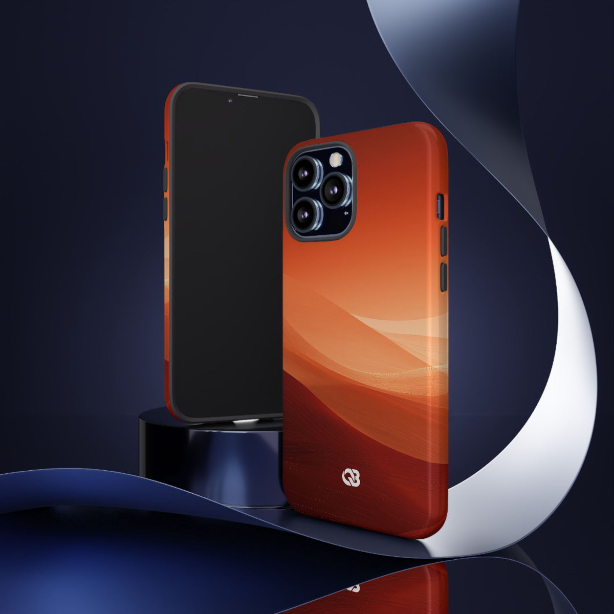 Terracotta Dune Ridges · Tough Phone Case for iPhone · Orange