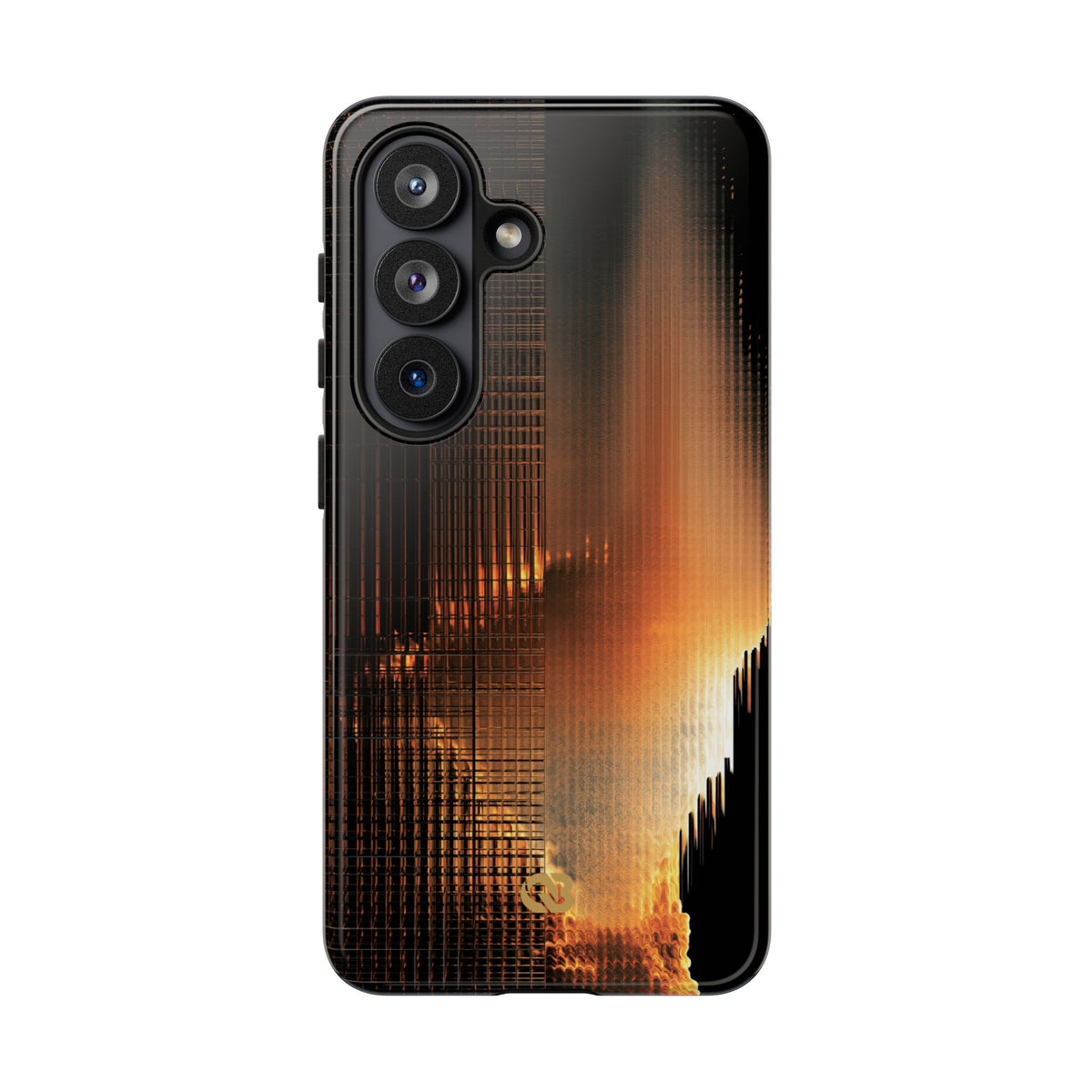 Luminous Grid · Tough Phone Case for Samsung · Black