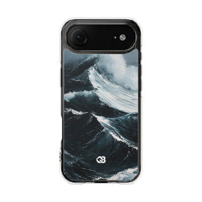 Nordic Swell · Clear Impact Magnetic Phone Case for iPhone · Blue
