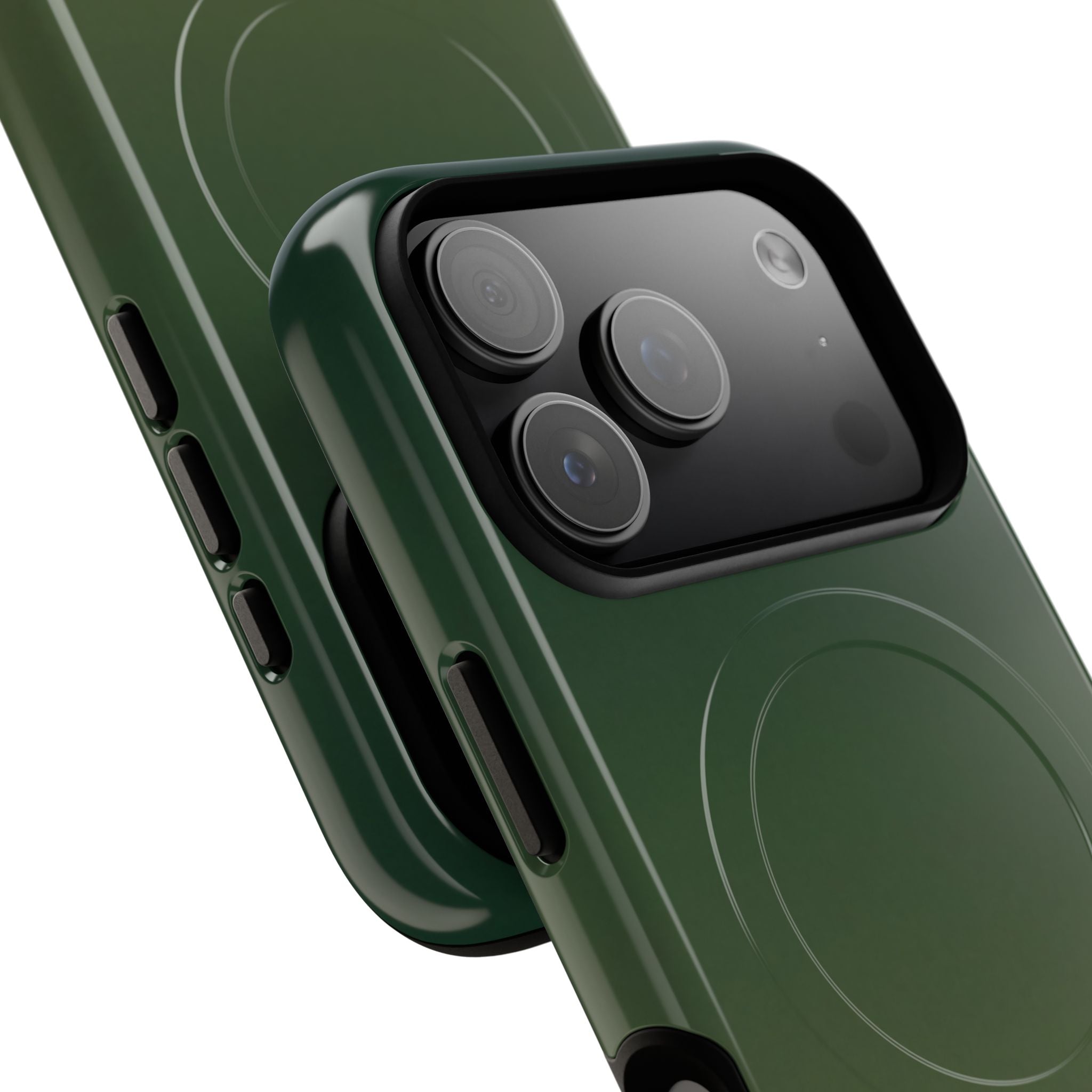 Green Tough 2.0 Magsafe Phone Case for iPhone - Shadow Moss Grain