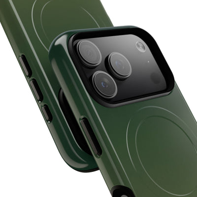 Green Tough 2.0 Magsafe Phone Case for iPhone - Shadow Moss Grain