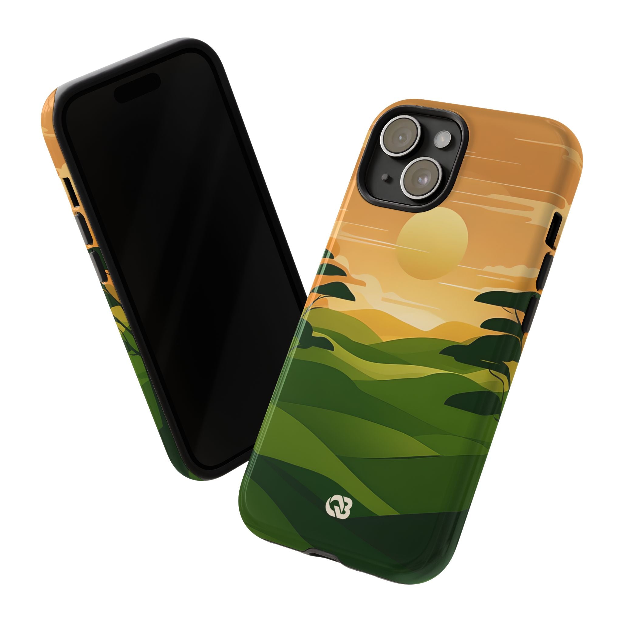 Verdant Horizon Sun · Tough Phone Case for iPhone