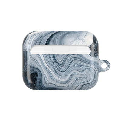 Suminagashi Ink Flow · Hard Case for AirPods & AirPods Pro · Grey