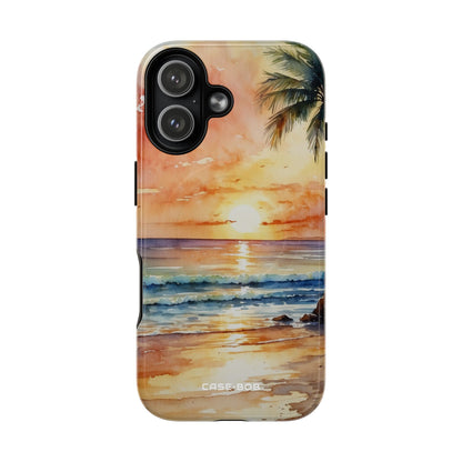 Sunset Palm iPhone 17 Case - Tough+ - CASE•BOB