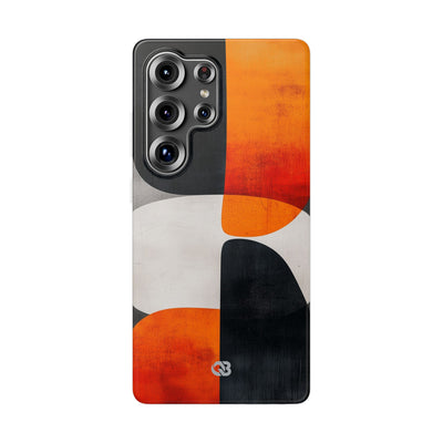 Burnt Amber Flow · Soft Phone Case for Samsung